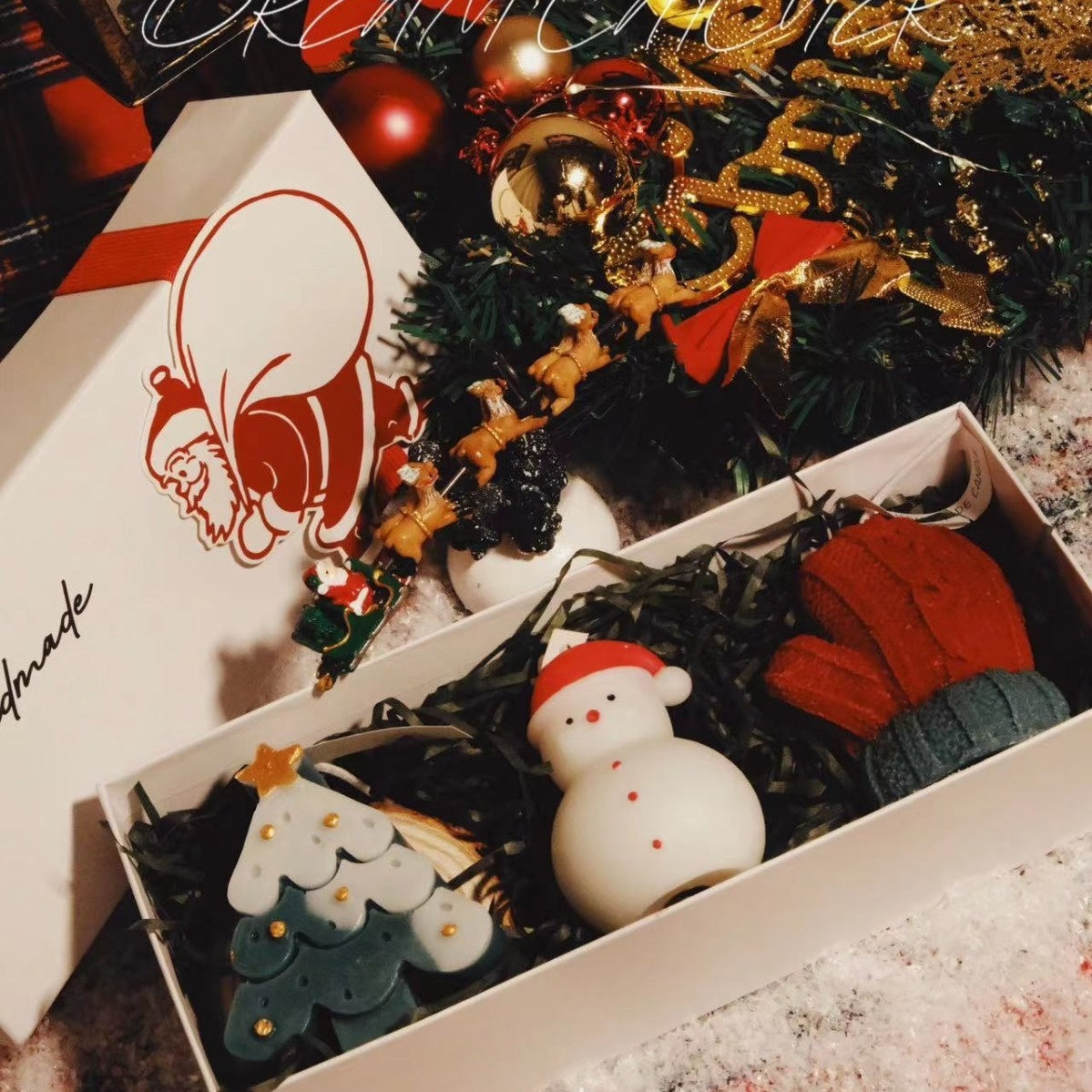 Deer Shape Aromatherapy Candle Gift Box