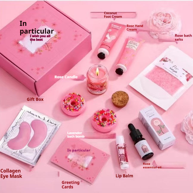 Aromatherapy Candle Bath Set Gift Box