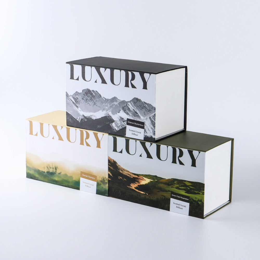 Cement Tank Fragrant Stone Crystal Stone Reed Diffuser Essential Oil Gift Box