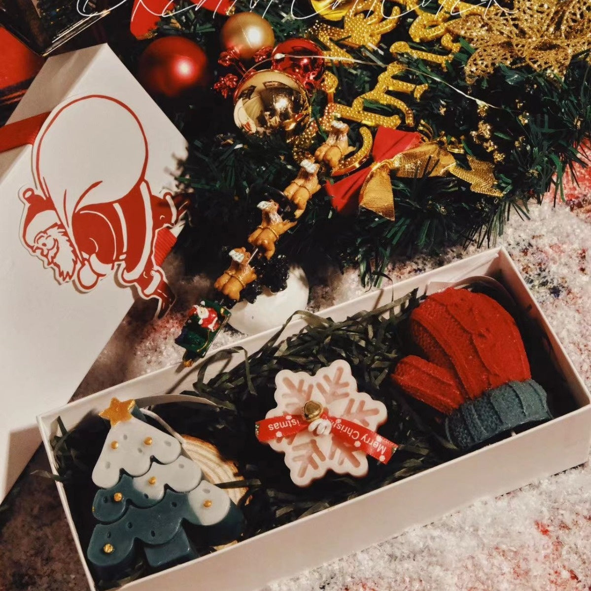 Deer Shape Aromatherapy Candle Gift Box